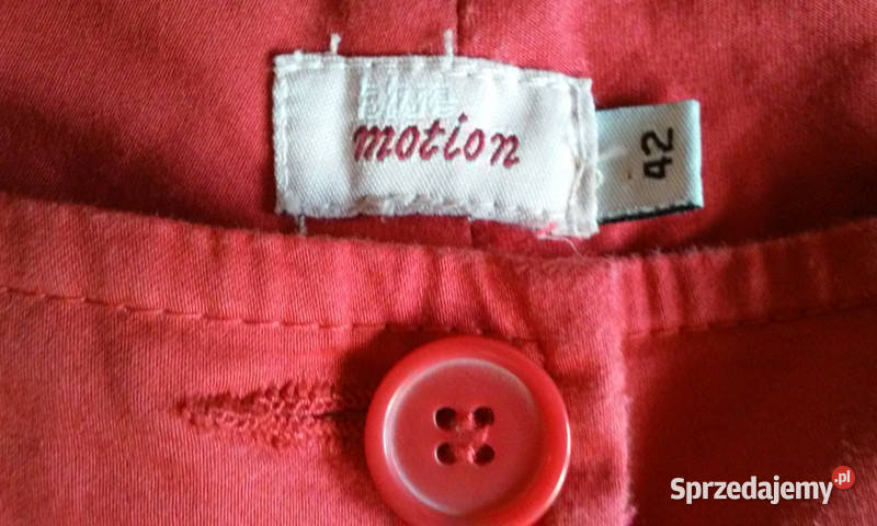 Czerwone spodnie marki blue motion rozmiar 42 śląskie Katowice