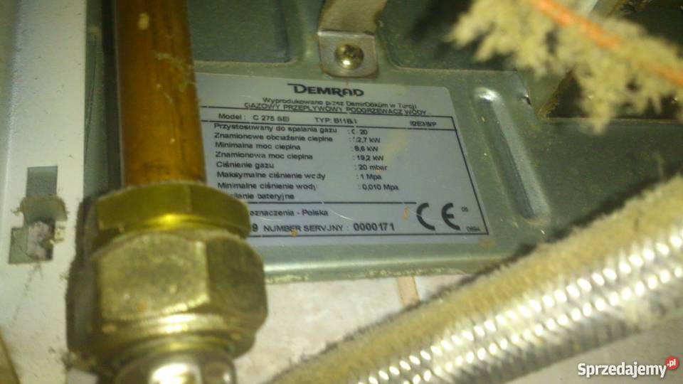 Piec gazowy jednofunkcyjny Demrad gaz Szczecin