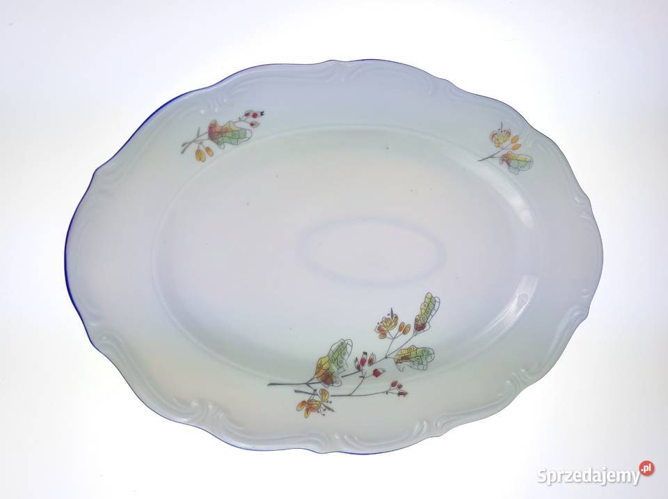 Porcelana z PRL półmisek Bogucice 34x23 Kraków