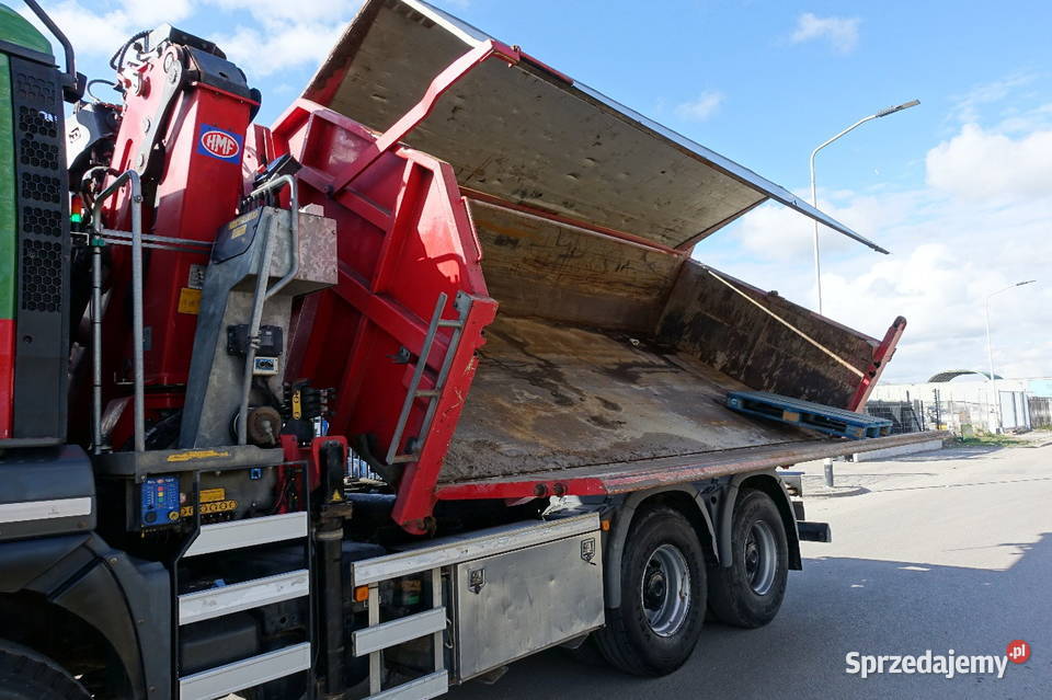 Man wywrotka 6x6 z dzwigiem Warszawa