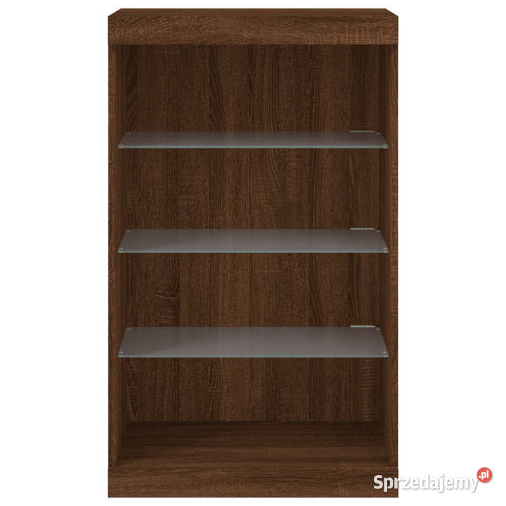 Szafka z oświetleniem LED brązowy dąb 605x37x100 Warszawa sprzedam