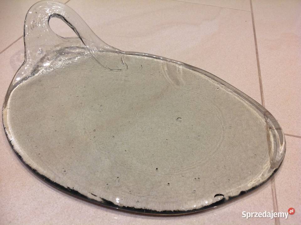 Talerz Szklany Do Serwowania Deska Vintage Nowa Sól sprzedam