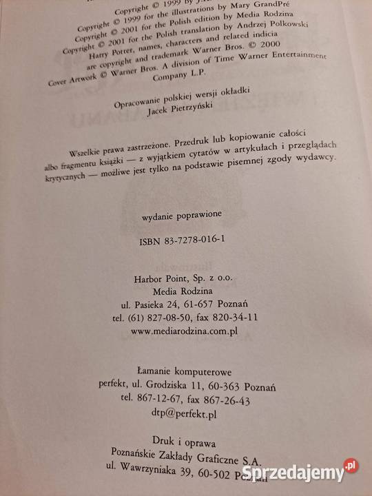 Harry Potter KSIĄŻKI 4 sztuki małopolskie Kraków