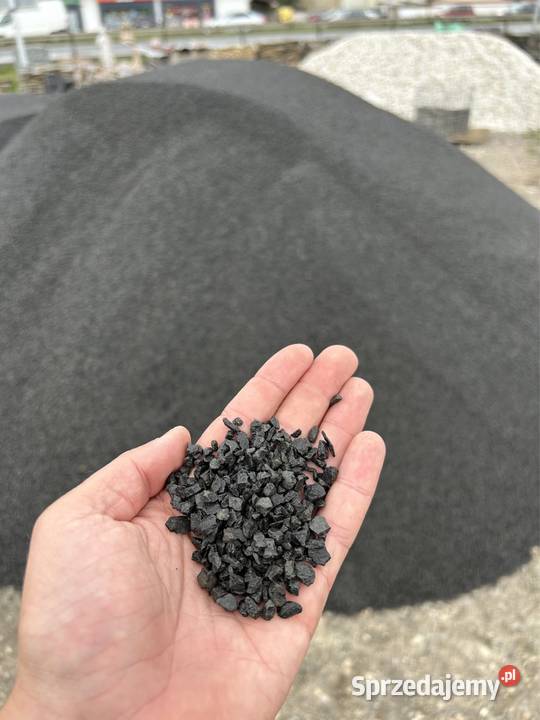 CZARNY GRYS BAZALTOWY 25 mm Kamień do Geokratki