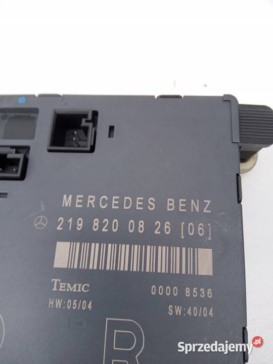 MODUŁ DRZWI PRAWY PRZÓD PRZEDNI MERCEDES CLS osobowe sprzedam
