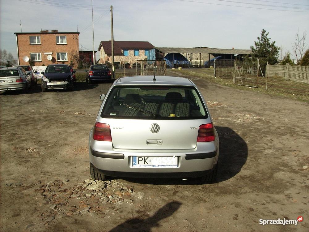 VW GOLF IV 2001 3 drzwi 19 TDI 110 HP nieuszkodzony wielkopolskie Kalisz