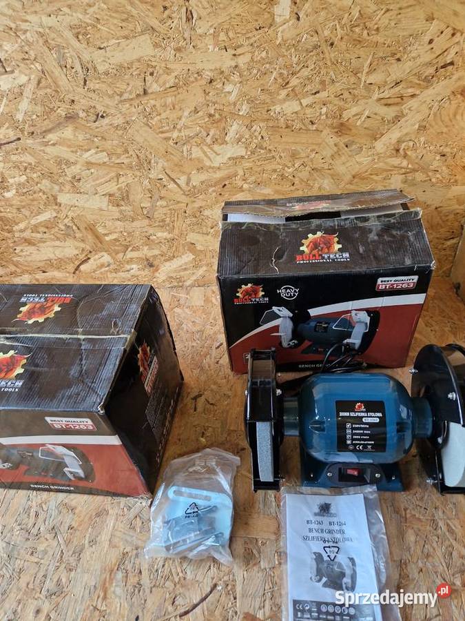 SZLIFIERKA 200 mm DWUTARCZOWA STOŁOWA 2kamienie