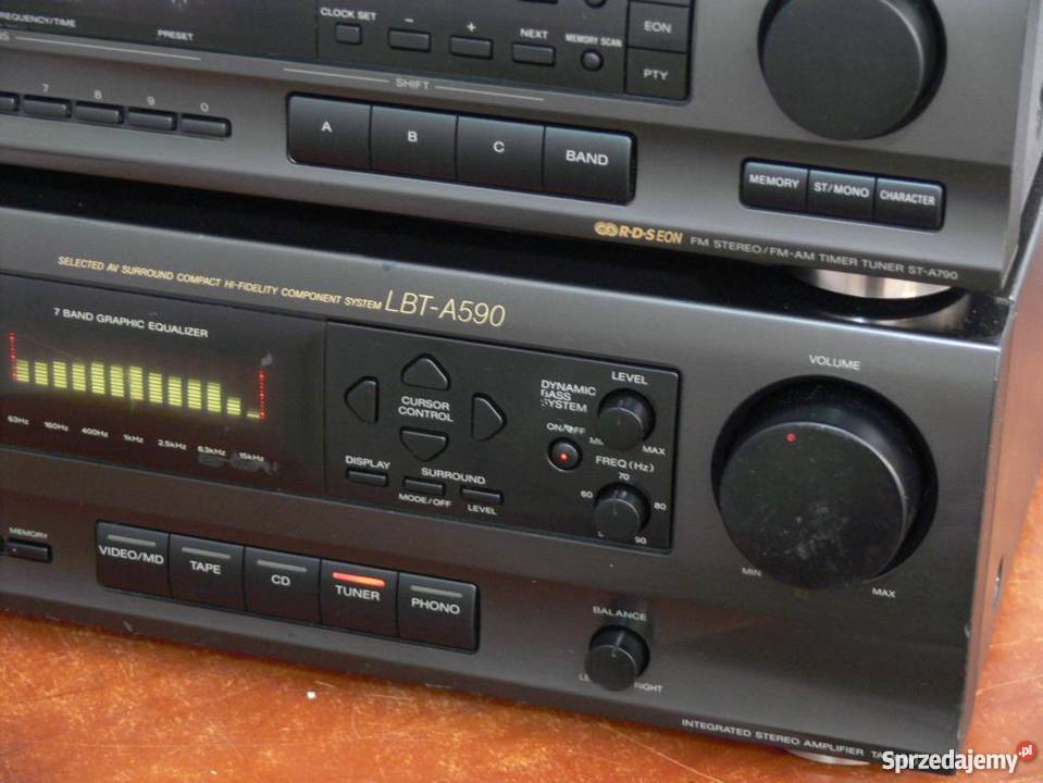 Wzmacniacz korektor CD i tuner Sony LBTA590 podkarpackie Jasło