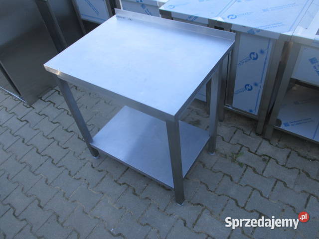 STÓŁ GASTRONOMICZNY Z PÓŁKĄ PRZYŚCIENNY 806085 Ostrów Wielkopolski