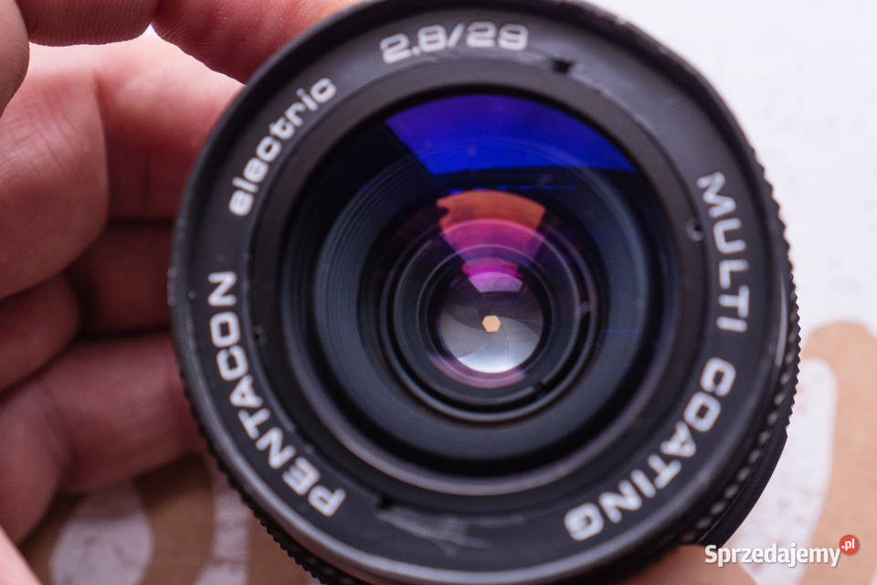 Obiektyw Pentacon electtric 29mm f28 MC M42 kujawsko-pomorskie Szramowo