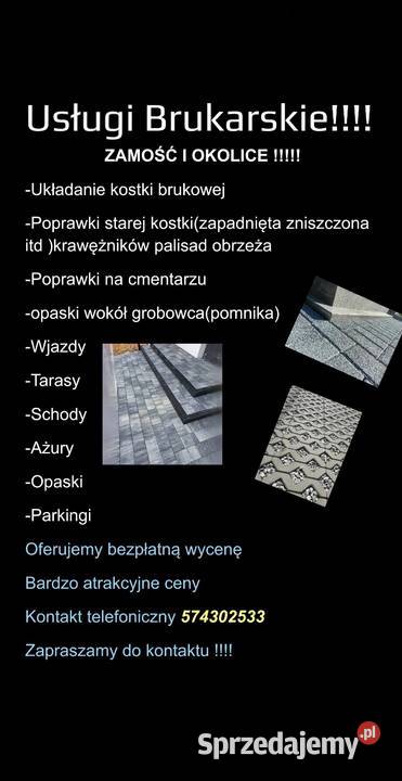 Usługi Brukarskie Zamość
