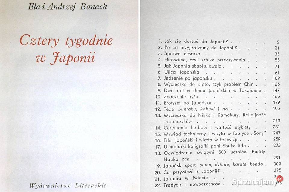 Cztery tygodnie w Japonii Ela i Andrzej Banach lubelskie