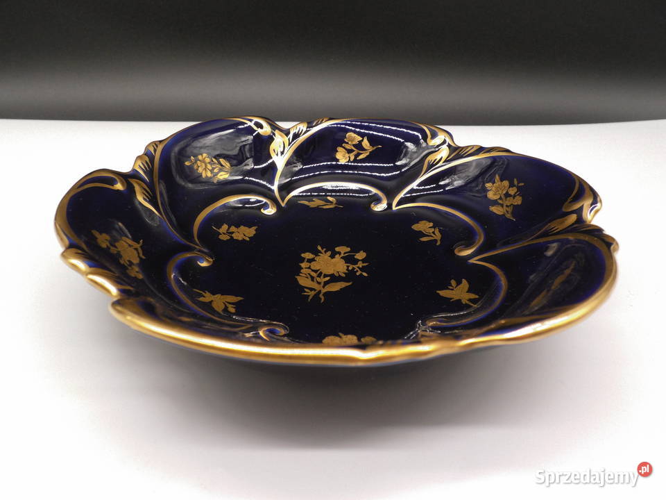 Porcelanowa patera Jlmenau Graf von Henneberg Raszków