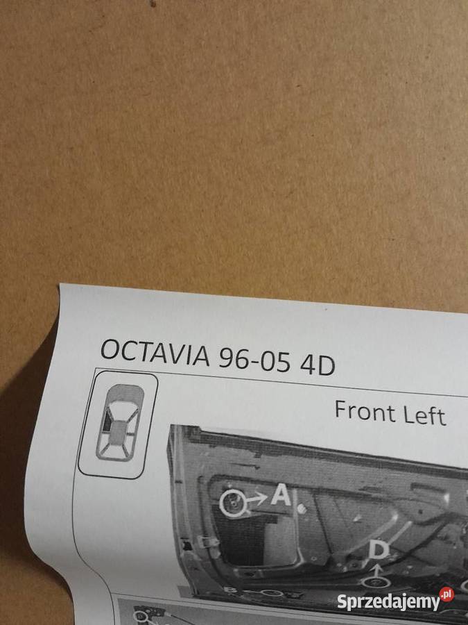Podnośniki do szyb skoda octavia 1 osobowe Pawłowice