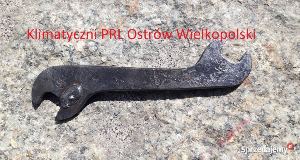 Stary zabytkowy klucz rowerowy samochodowy 14 15 Ostrów Wielkopolski