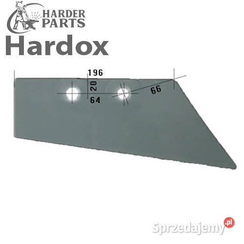 Lemiesz przedpłużka HARDOX 631108P części do podlaskie Suwałki