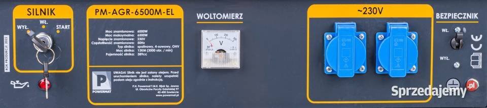Agregat PRĄDOTWÓRCZY Generator 6500W 230V Katowice sprzedam