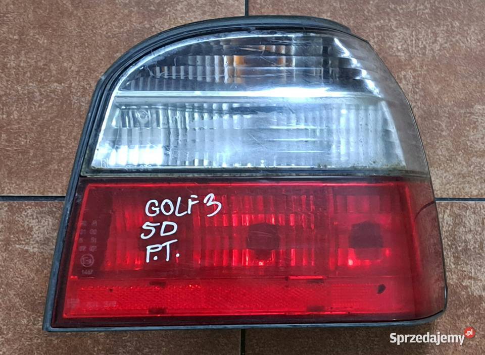 Lampa tył Golf 3 HB Biało Czerwona mazowieckie Płońsk
