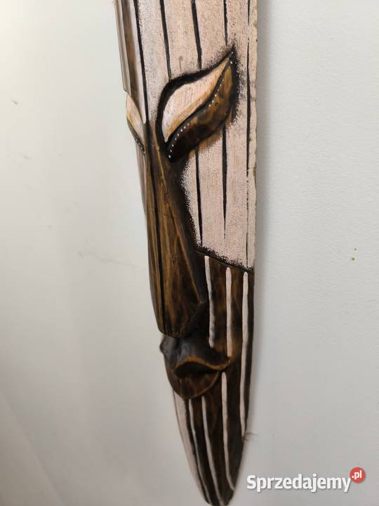 Piękna maska etniczna wisząca ozdobna Pozostałe Łódź sprzedam