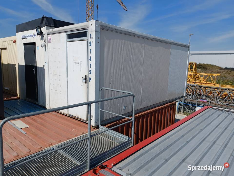 KONTENER BIUROWY SZATNIA ZAPLECZE BUDOWY Biuro dolnośląskie