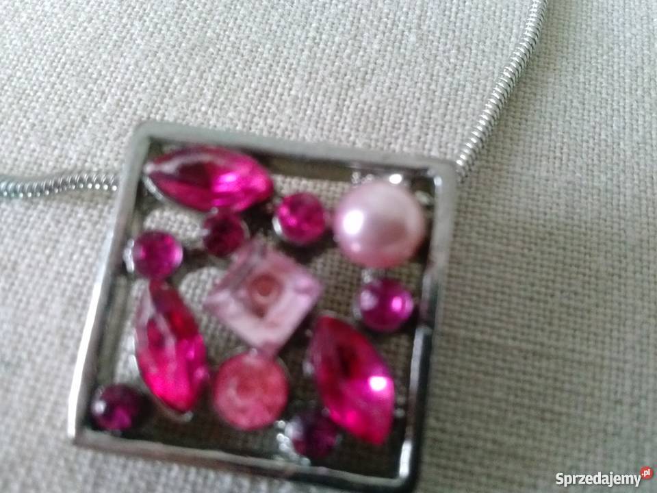 Łańcuszek pierścionek zawieszka komplet na