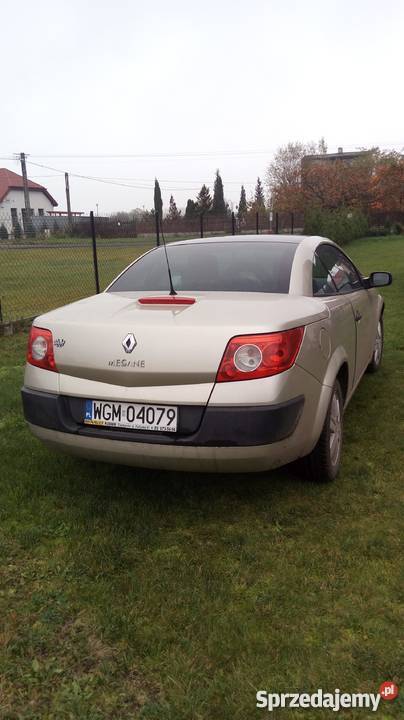 Renault Megane II Cabrio 2004 16 benzyna 2/3 mazowieckie Grodzisk Mazowiecki