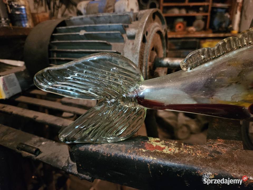 Szklana Ryba Rybka PRL Kłodawa sprzedam