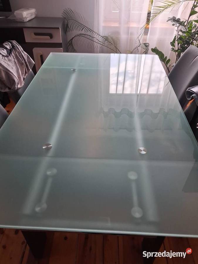 Sprzedam rozkładamy stół szklany Nowa Ruda