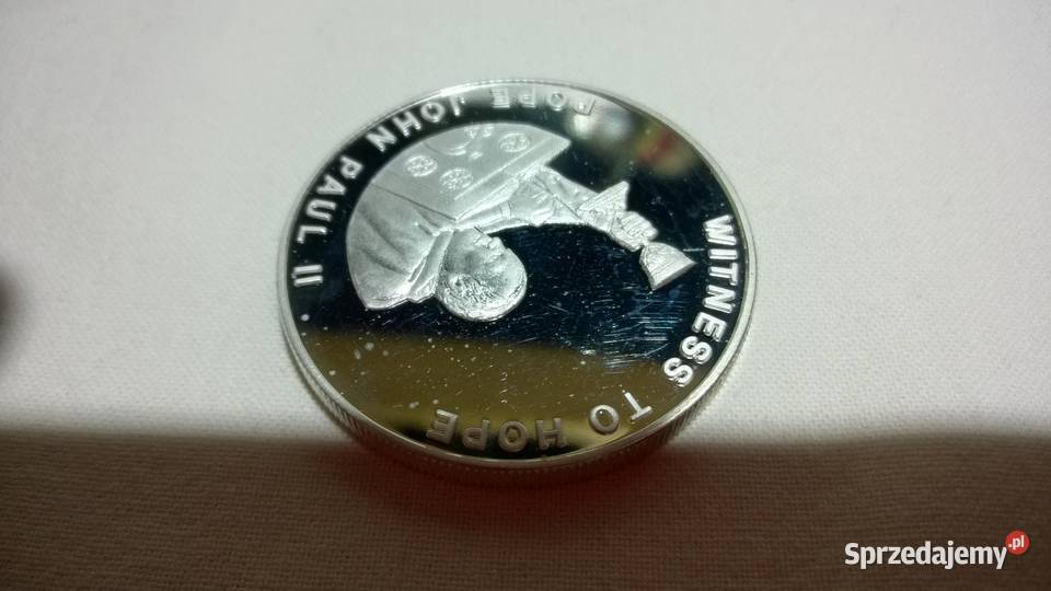 MONETA Zambia 1000 kwacha 2003 Papież Jan Paweł Warszawa