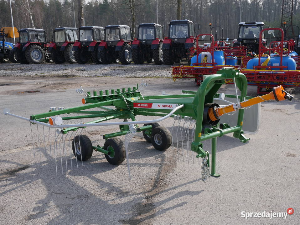 Zgrabiarka Sipma Zk 350 WIR Dostawa Zgrabiarki i przetrząsacze lubelskie Biała Podlaska sprzedam