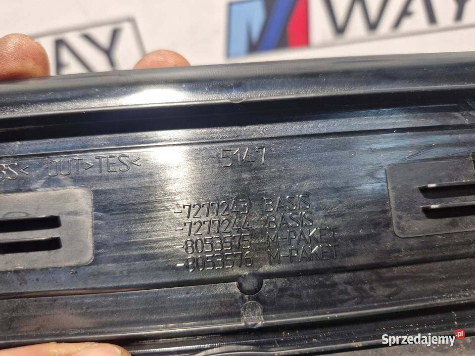 BMW 6 F06 LISTWY M PAKIET NAKŁADKI PROGOWE sprzedam