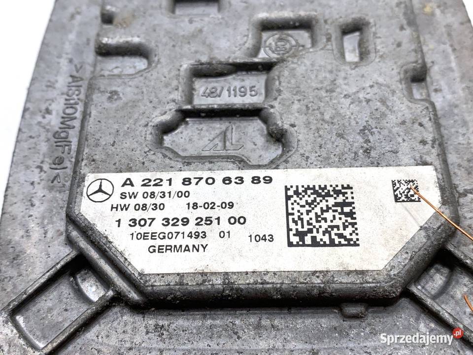 PRZETWORNICA XENON MERCEDES W221 A2218706389