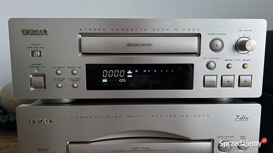 Wieża Teac Wzmacniacz H500I Tuner TH500 CD Tarnów