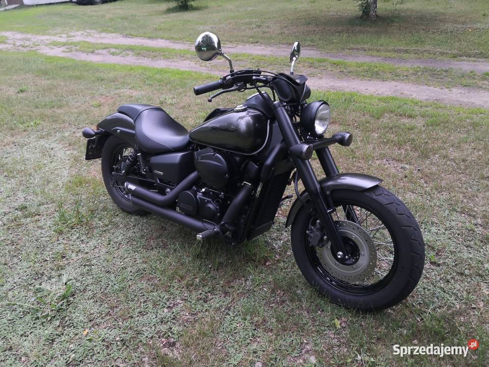 Honda shadow vt750 c2b black spirit vance hines łódzkie Lichawa