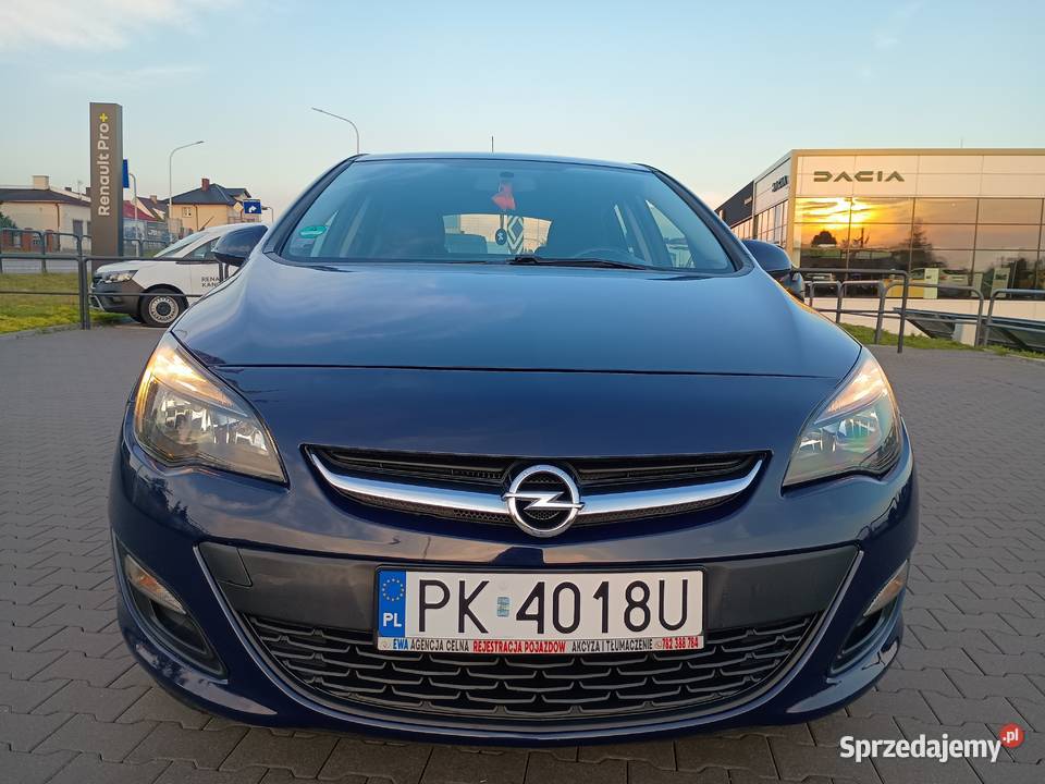 Opel Astra J 5drzwi z 201314r 14i benzyna 62000 62000km Kalisz