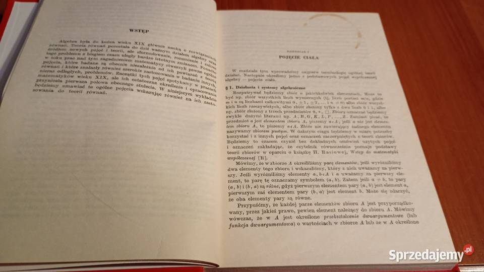 Algebra Andrzej BiałynickiBirula 1971 TWARDA