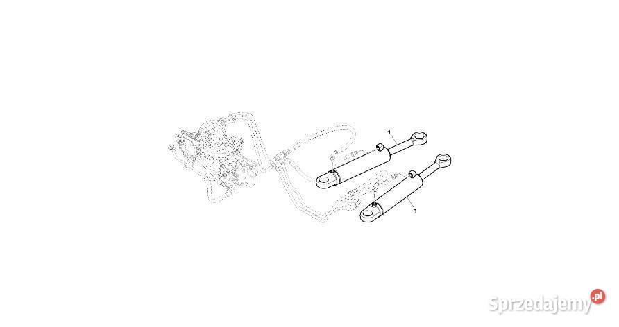 John Deere 9470RX Siłownik hydrauliczny RE231216