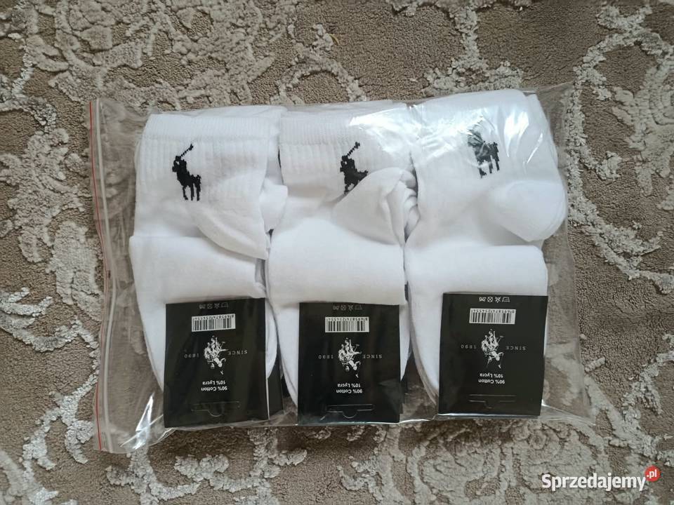 Komplet skarpety męskie Polo Ralph Lauren 4144 Bielizna Białystok