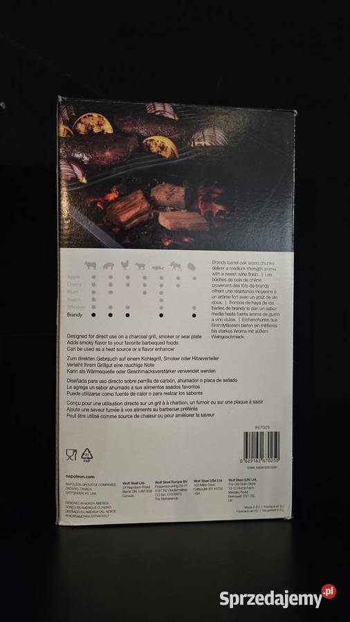 Drewienka wędzarnicze z beczek brandy Napoleon Kielce