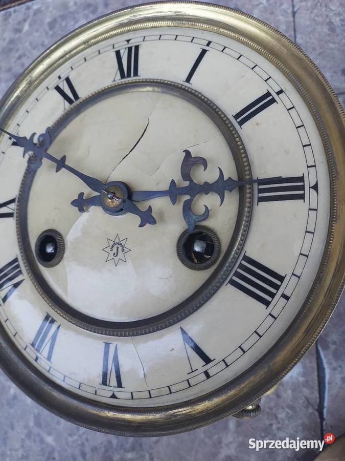 143 Zestaw mechanizm starego zegara Junghans Tczew