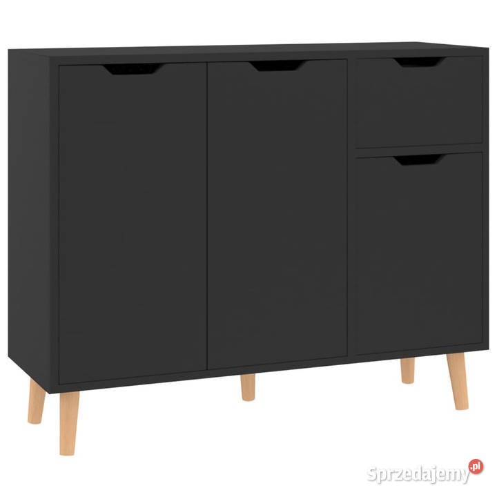 Szafka czarna z połyskiem 90x30x72 materiał Warszawa sprzedam