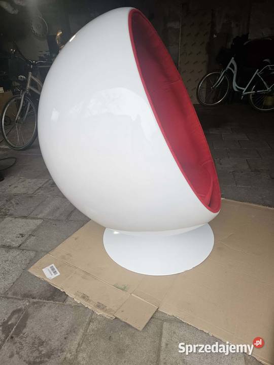 Fotel Gallipoli Biały Kula Ball wielkopolskie Pecna