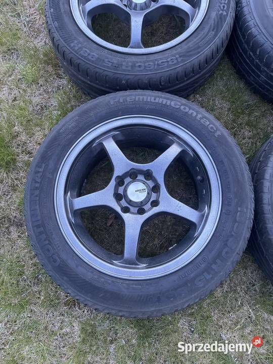 Alufelgi Advan Racing 4x100 4x108 opony 1856515 Samochodowe lubelskie Krępiec