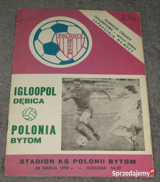 Polonia Bytom program piłka nożna 6 sztuk Piekary Śląskie sprzedam