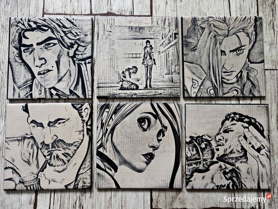 Arcane kadry z serialu filmu wygrawerowane na Jankowice