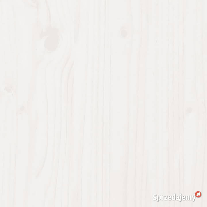 Rama łóżka dziecięcego z domkiem biała sosnowe