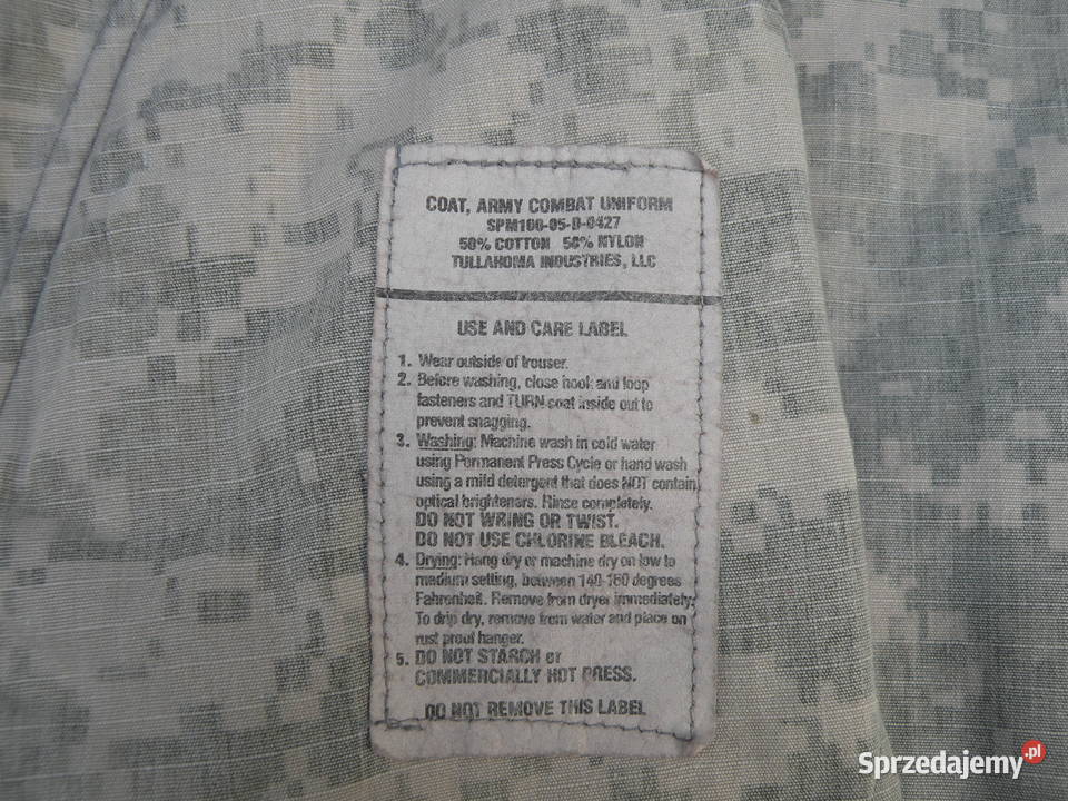 Bluza ACU UCP large regular ripstop obszyta Wrocław sprzedam
