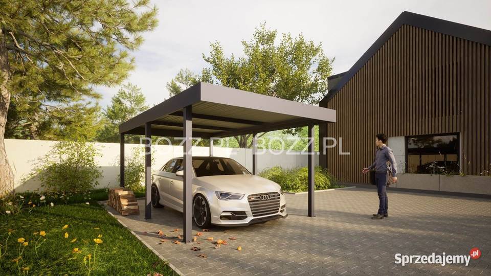 Wiata garażowa na 1 samochód Katowice