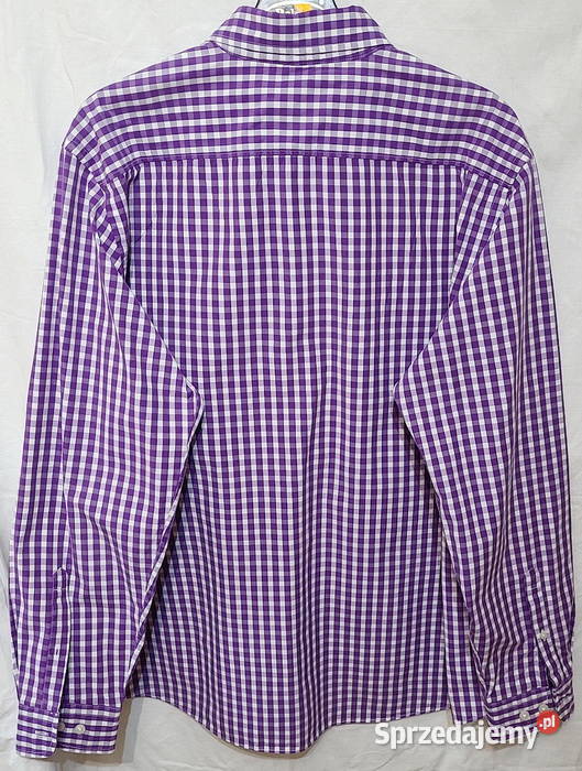 Koszula męska w kratkę bawełna 100 bawełna mazowieckie Radom