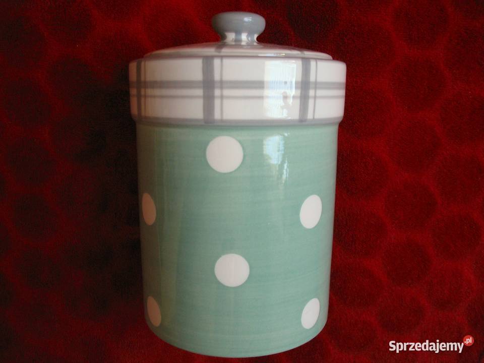Ceramiczny pojemnik z pokrywką 135 x 11 z sprzedam
